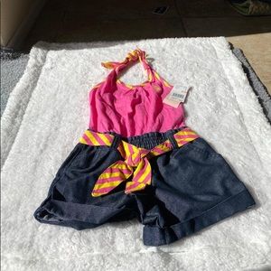 Girls 2T Polo summer romper